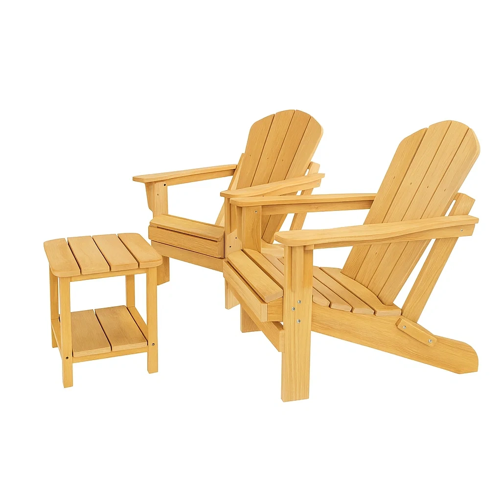 Mobilier de jardin,Ensemble de chaises Adirondack - DECOVIBEEU