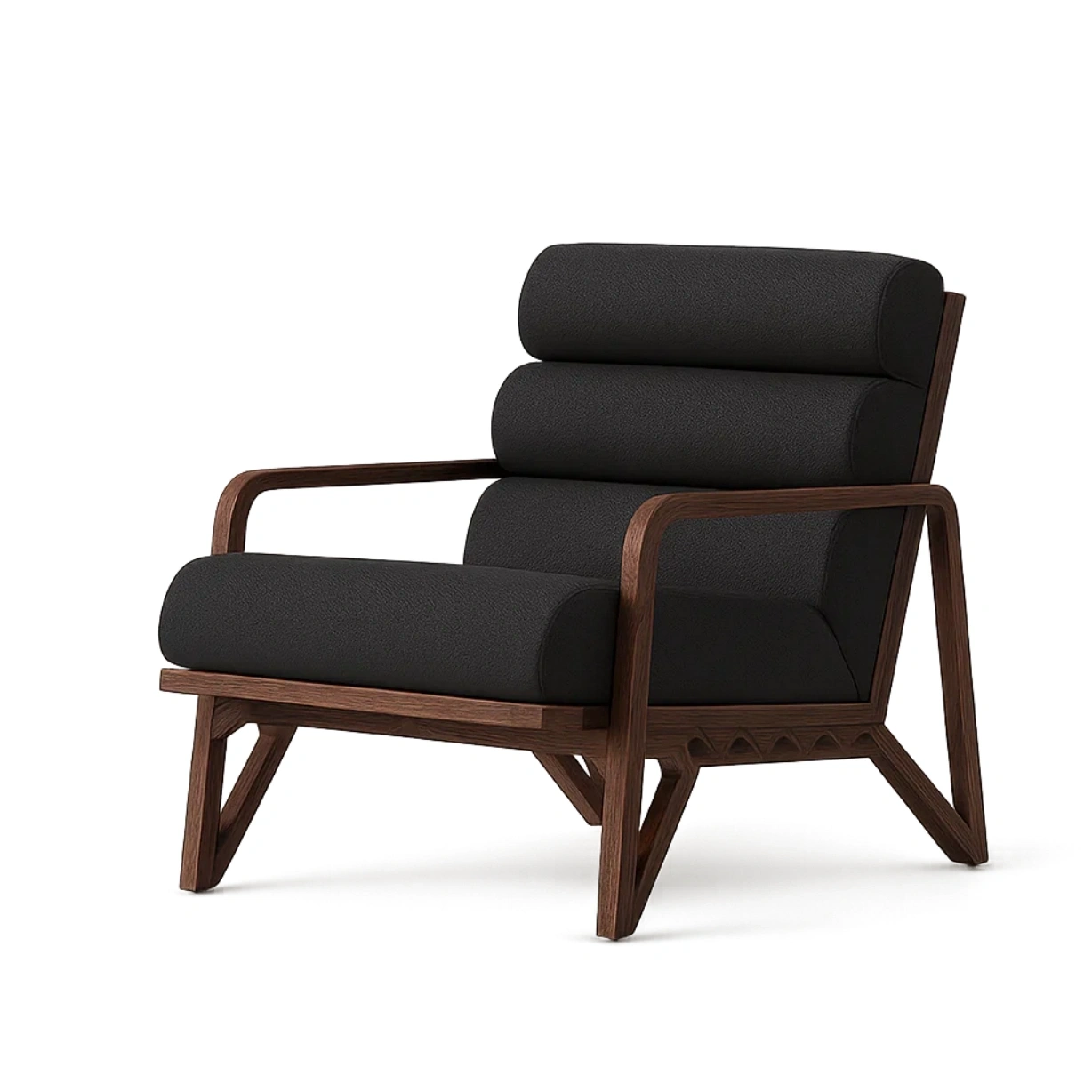 Fauteuils relax en bois massif et tissu-LUXEGLOWZZ