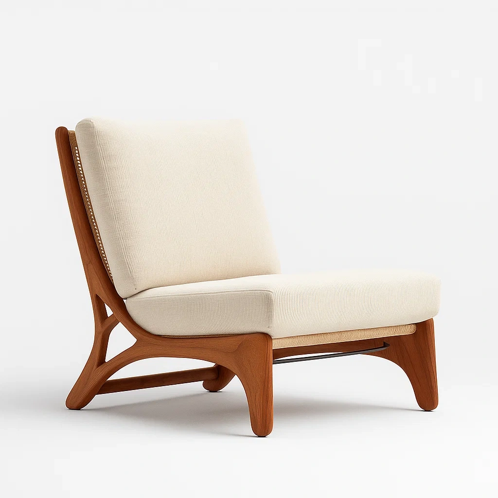 Fauteuils relax en tissu polyester et bois massif-LUXEGLOWZZ