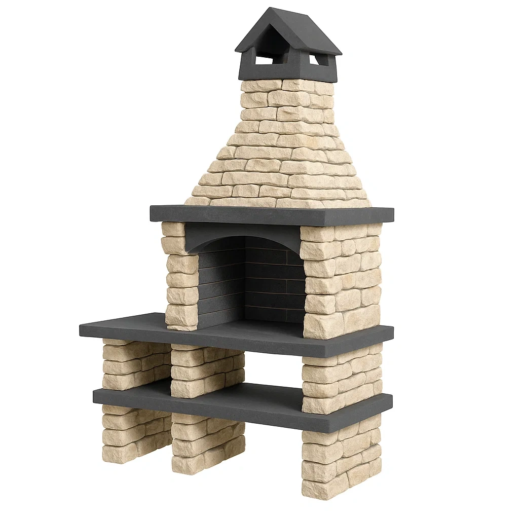 Mobilier d’extérieur,Barbecue en brique