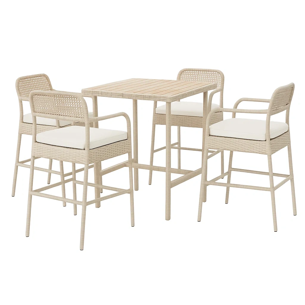 Mobilier d'extérieur,Ensemble table et chaise de bar