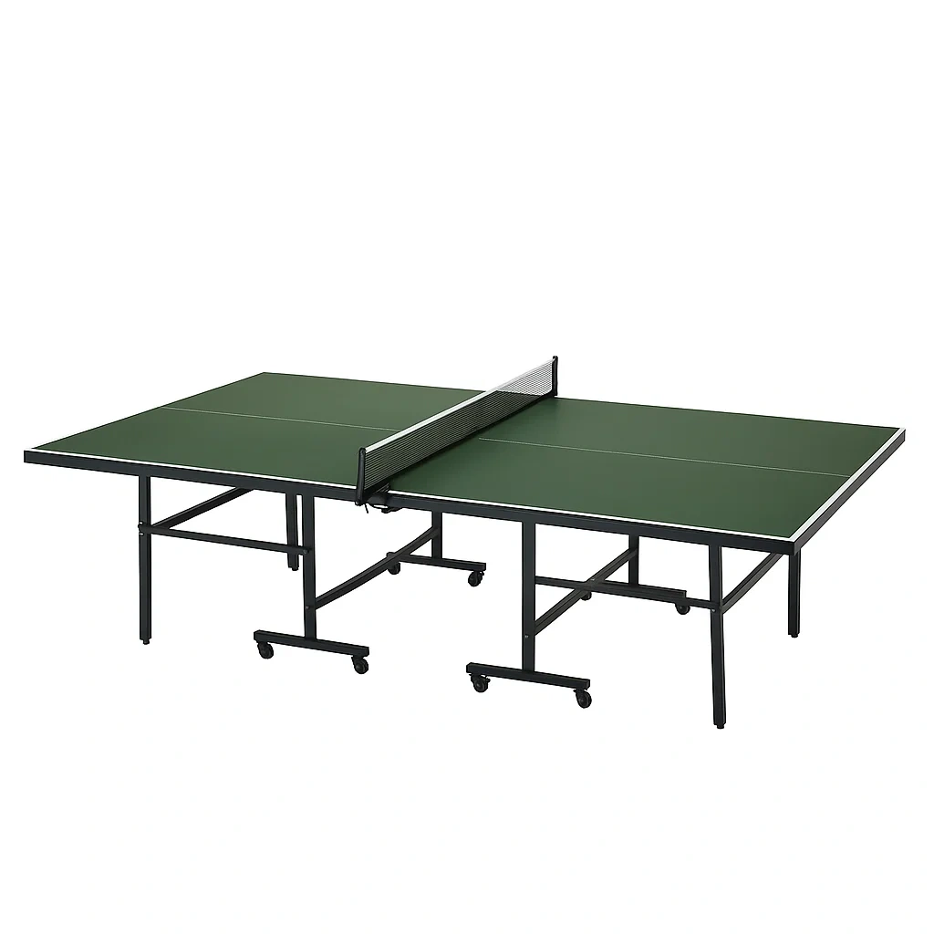 Table de ping pong rectangulaire mdf 274x152,5x76 cm vert-LUXENOOKZ