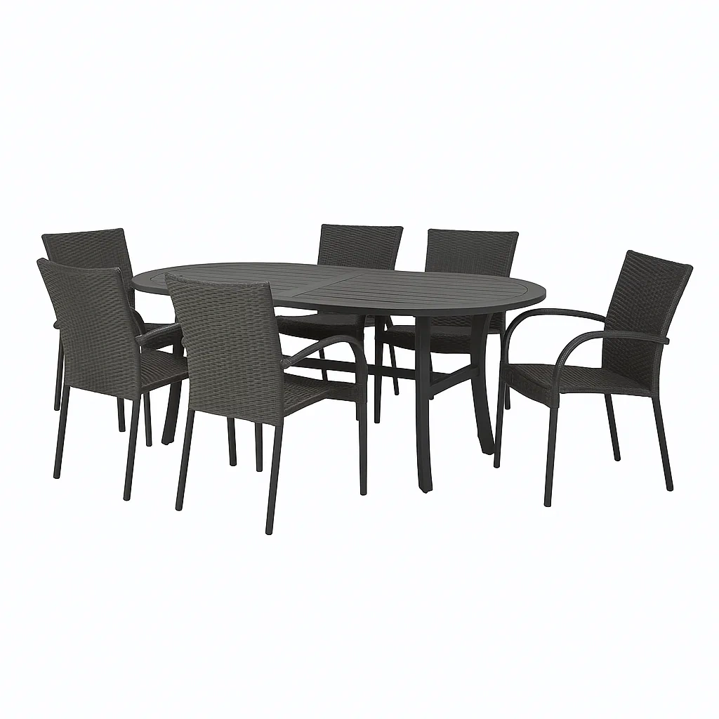 Mobilier d'extérieur,Ensemble table à manger et chaise