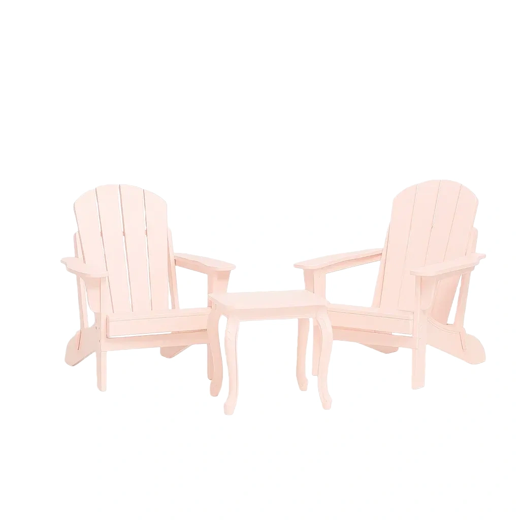 Ensemble de chaises adirondack ensemble de chaises et table en bois-COZYHOMEEU
