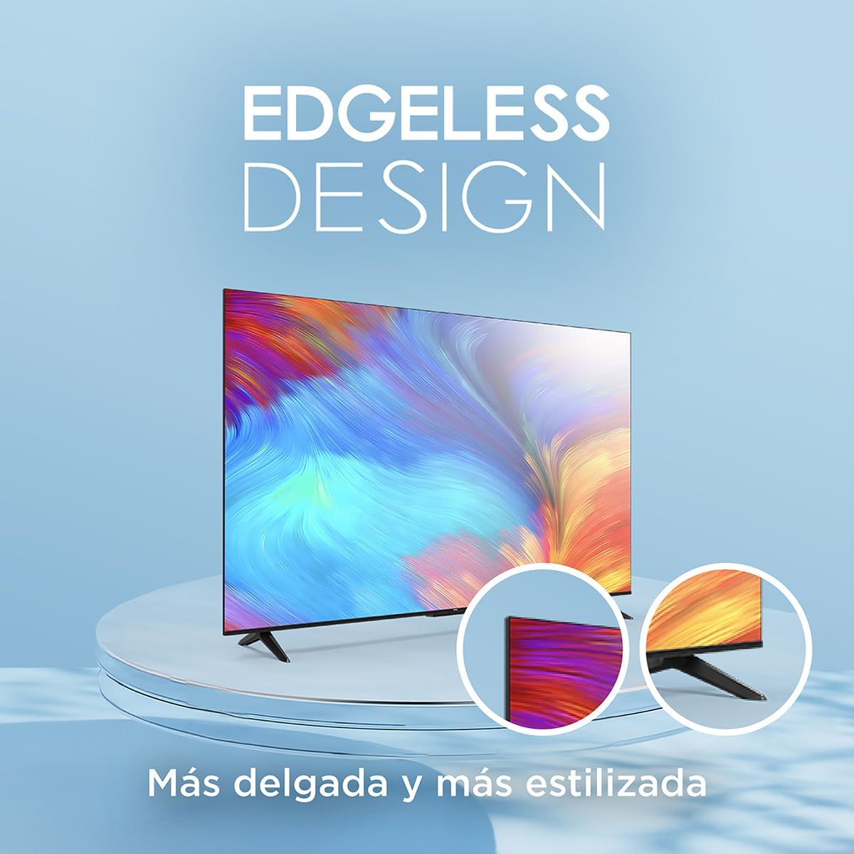 TCL Smart TV Pantalla 55" 55S451G Google TV 4K UHD Ultra HD | HDR 10 | 270 NITS 60 Hz | Dolby Audio Digital + | Compatible con Alexa