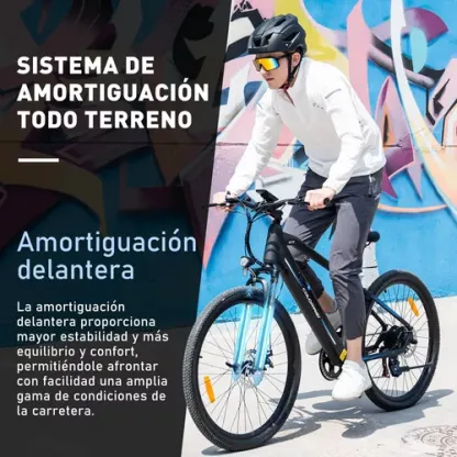 Colorway Bicicleta Eléctrica 500w Motor 32km/h 7 Velocidades