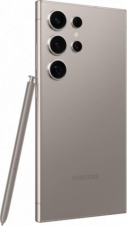 Samsung Galaxy S24 Ultra 5G (International Version) 512GB + 12GB RAM Unlocked Android 14 Smartphone (Titanium Grey)