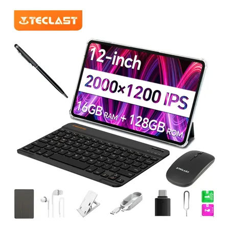 Tablet Teclast T60 Plus Android 14 16gb+128gb De Memoria Ram 8000mah 12  Dual Sim Y Doble Espera Tablet Con Wifi 6 Bluetooth 5.2