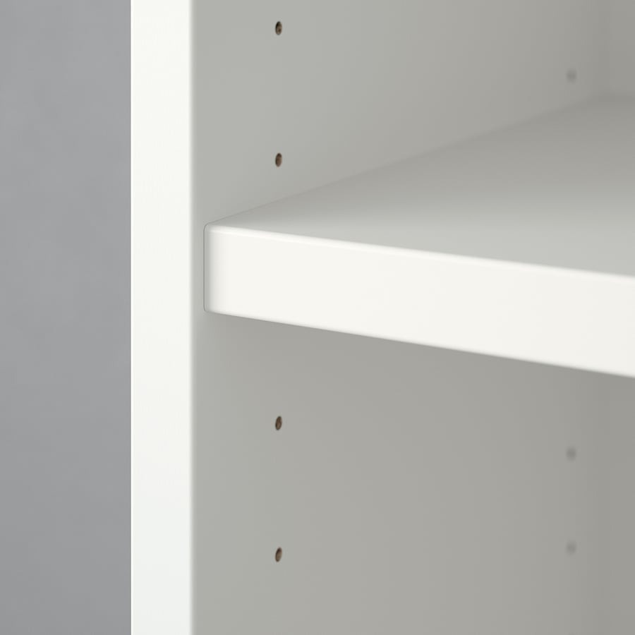 Librero, blanco, 80x28x202 cm