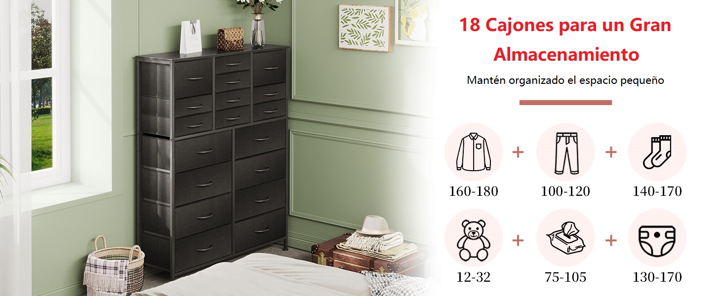 Cómoda para Dormitorio