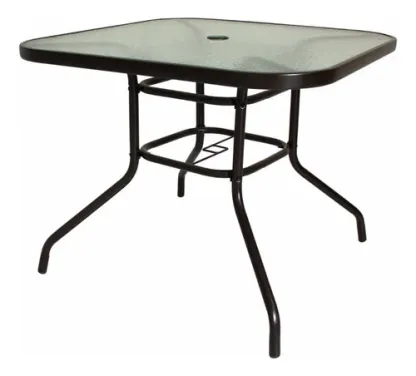 Juego De Jardín 6 Piezas Comedor Para Exterior Con Sombrilla