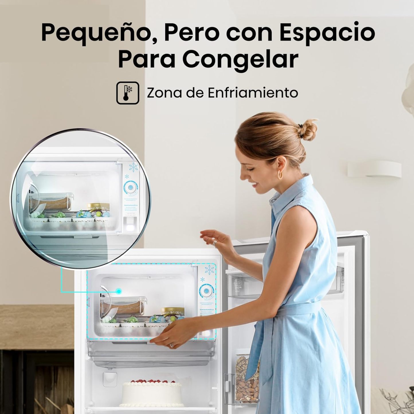 Hisense RR63D6WGX-Refrigerador Una Puerta, 6.3 pies cúbicos con Dispensador de Agua,Deshielo Semiautomático,Sello de Puerta Antibacteriano,52x54x128cm(AnchoxLargoxAlto),Gris