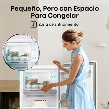 Hisense RR63D6WGX-Refrigerador Una Puerta, 6.3 pies cúbicos con Dispensador de Agua,Deshielo Semiautomático,Sello de Puerta Antibacteriano,52x54x128cm(AnchoxLargoxAlto),Gris