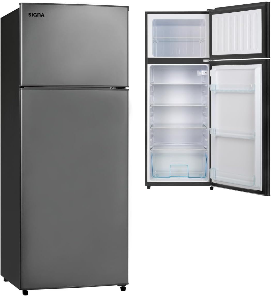 SIGNA Refrigerador 210L (7.4 pies cubicos) Frigobar Compacto Silver Re