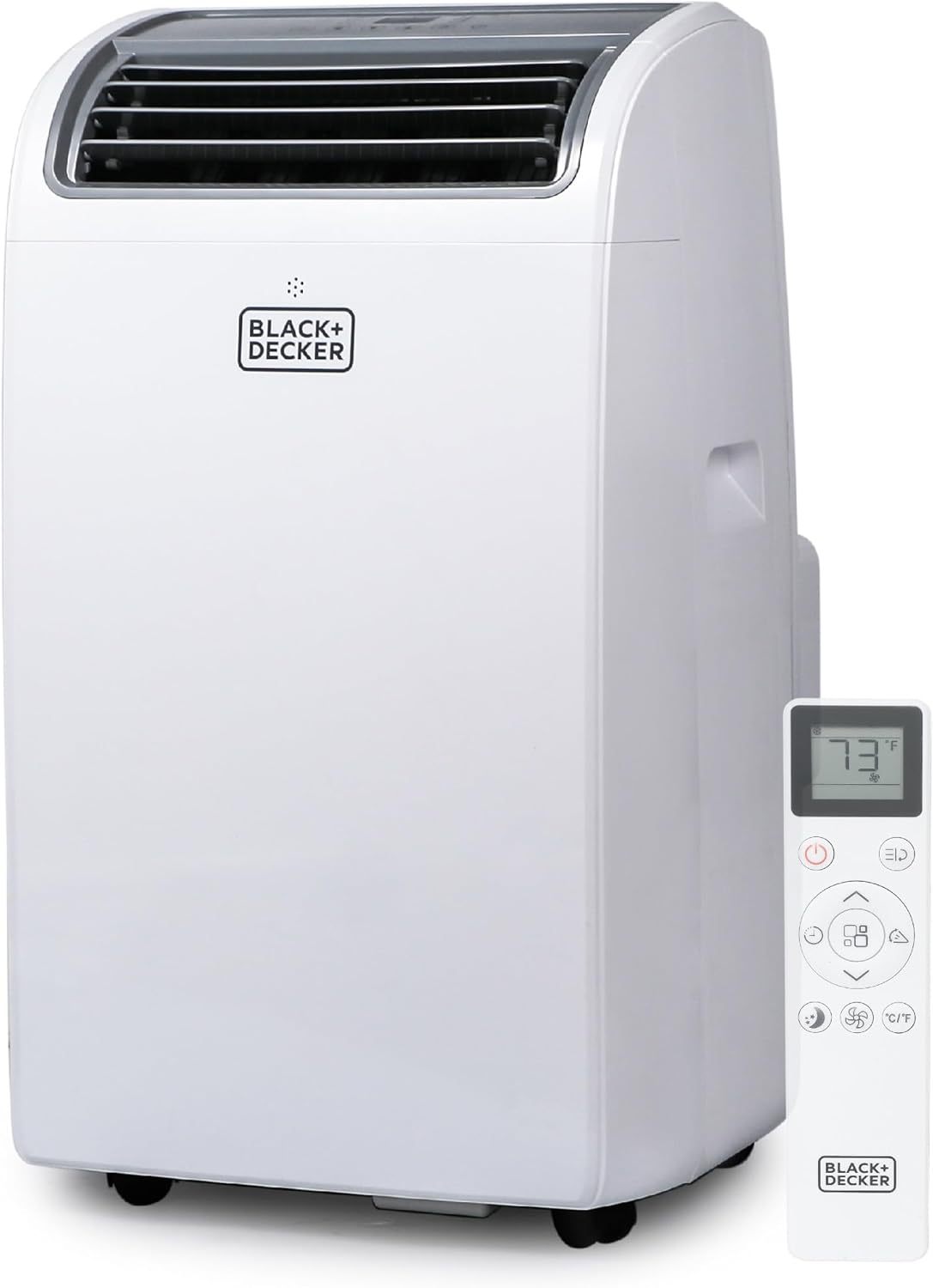 Black & Decker BTU Aire Acondicionado portátil con Mando a Distancia, Blanco, 1