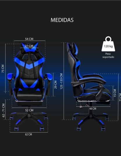 Silla gamer Titano Lumina 2