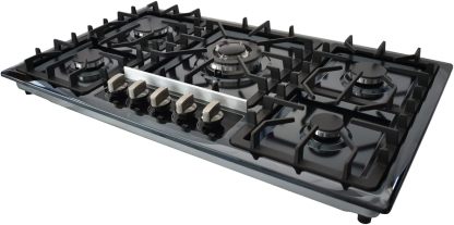 SUPRA Parrilla a Gas de 5 Quemadores Empotrable - 87 cm, Modelo 5Q-EB-87