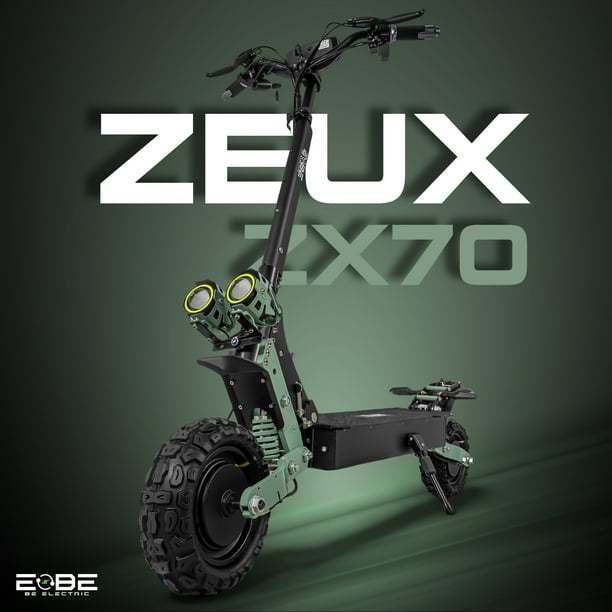 Scooter Electrico Plegable Premium 75 Km/h Full Luz Led