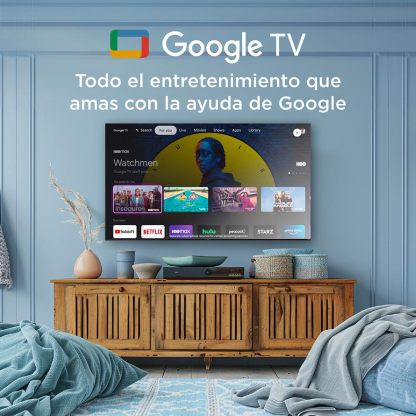 TCL Smart TV Pantalla 55" 55S451G Google TV 4K UHD Ultra HD | HDR 10 | 270 NITS 60 Hz | Dolby Audio Digital + | Compatible con Alexa