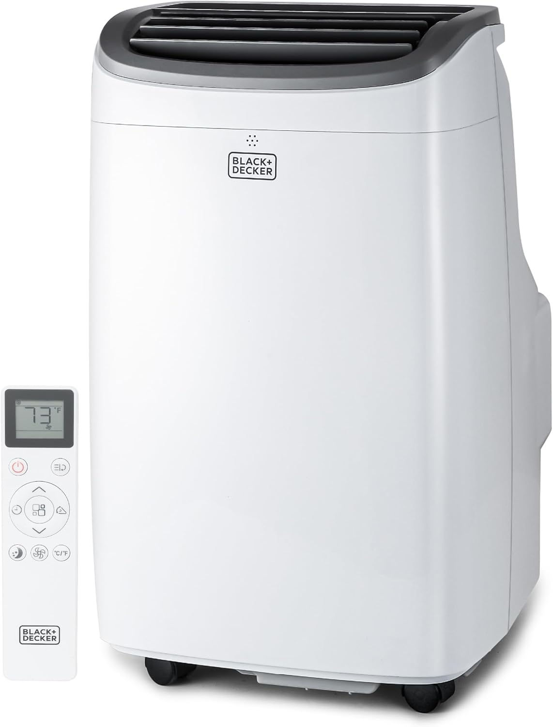 Black & Decker BTU Aire Acondicionado portátil con Mando a Distancia, Blanco, 1
