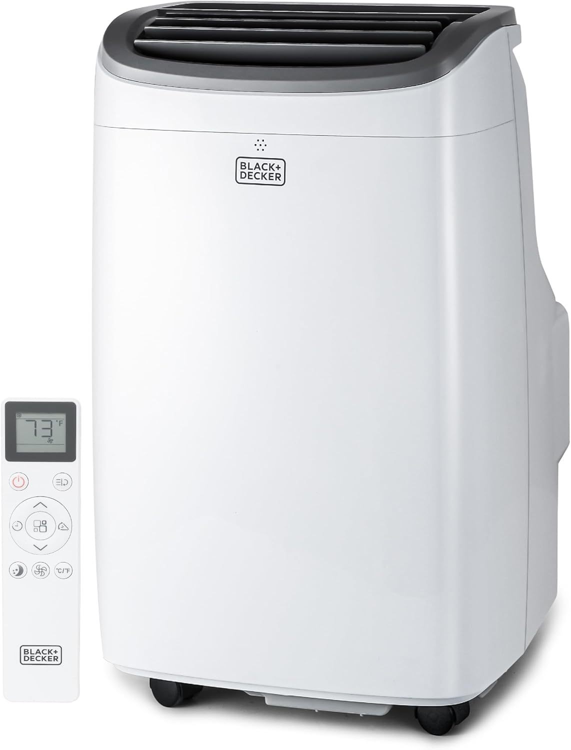Black & Decker BTU Aire Acondicionado portátil con Mando a Distancia, Blanco, 1