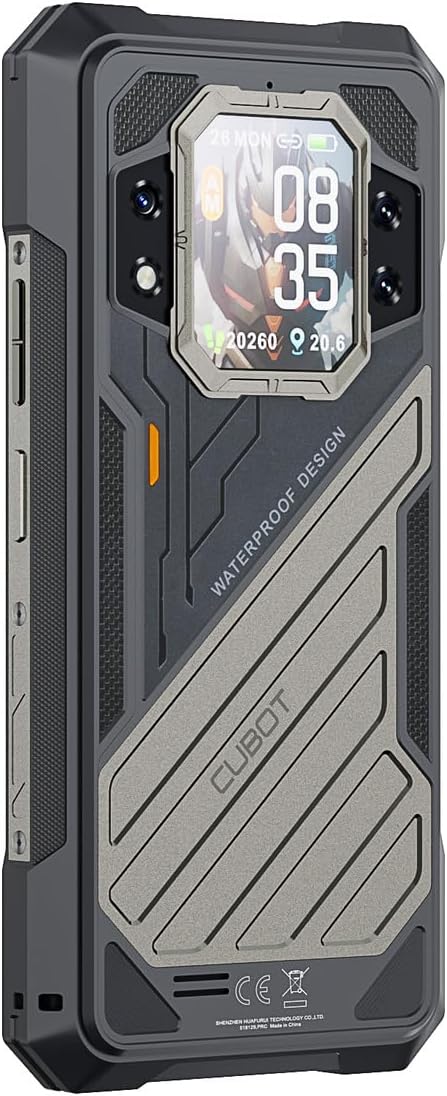 CUBOT Celular Kingkong X Robusto Dual Sim 256 GB 16 GB Ram 10200mah Android 14 (Negro)