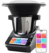AVERA Chef Robot de Cocina Inteligente Capacidad 4.7 L, Control WIFI y pantalla táctil con 1850 r...
