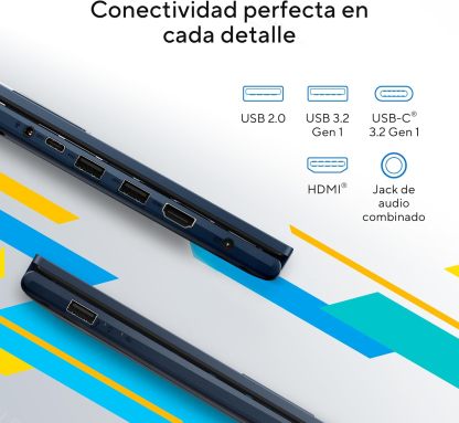 ASUS Vivobook 14, Intel Core 5/8GBRAM/512 GB SSD/Teclado con Ñ/Garantia y Servicio con la Marca en Mexcio