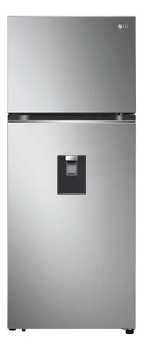 Refrigerador con freezer inverter LG Top Freezer VT40WP color plata platino con capacidad de 396L