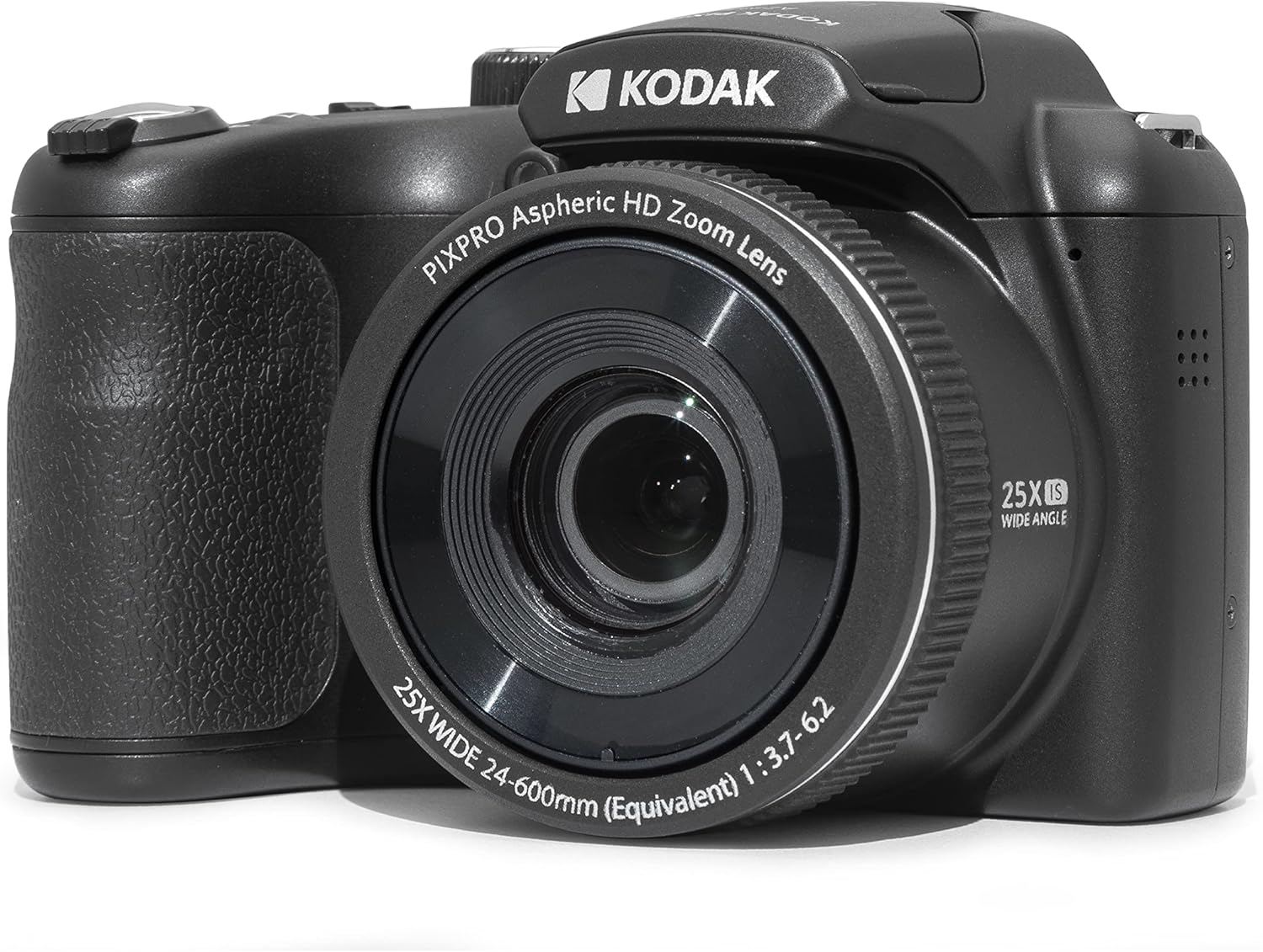 Kodak PIXPRO AZ255-WH Cámara Digital de 16 MP, Zoom óptico de 25 x 24 mm, Lente Gran Angular, estabilización óptica de Imagen, 1080P, Full HD, Video, cámara de vlogging LCD de 3 Pulgadas (Blanco)