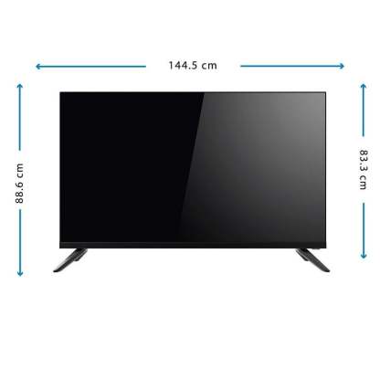 JVC TV 65" con sistema Roku, 4K LED, modelo SI65URF