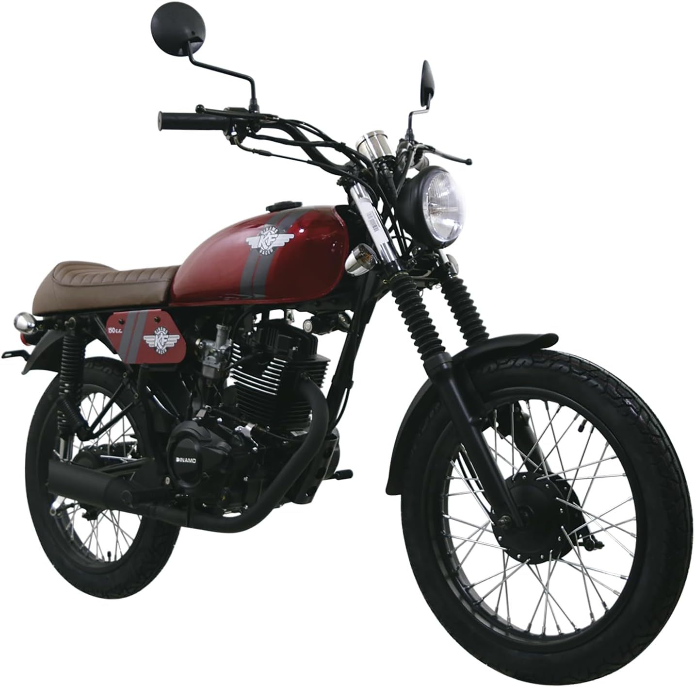 DINAMO Motocicleta Clásica KF-Racer 2024 Roja
