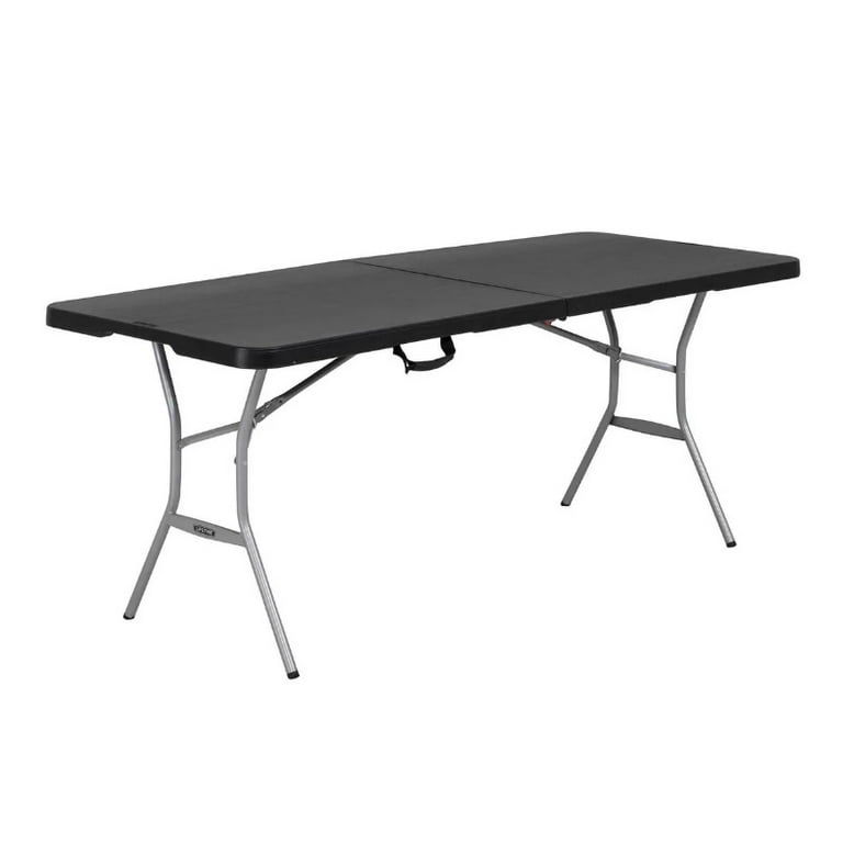 Mesa Tipo Portafolio Plegable C/C 183 Cm Negra Lifetime 80788CHN Lifetime 80788CHN