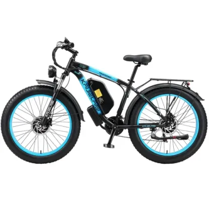 Bicicleta eléctrica de montaña KETELES 48V 23ah 1104WH Batería Doble Motor Bicicleta eléctrica de neumáticos gruesos - Todo terreno suspensión completa AWD E-Bike para adultos - Batería removible y rendimiento duradero