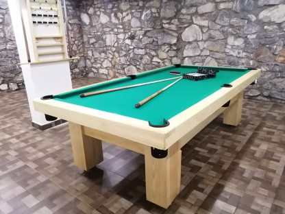 MESA DE BILLAR PROFESIONAL PARA CASA O NEGOCIO. USO RUDO MADERA 100% PINO (PAÑO ROJO)
