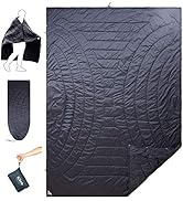 iClimb 3M Thinsulate - Manta aislante cálida para acampar, ultraligera, compacta (gris oscuro)