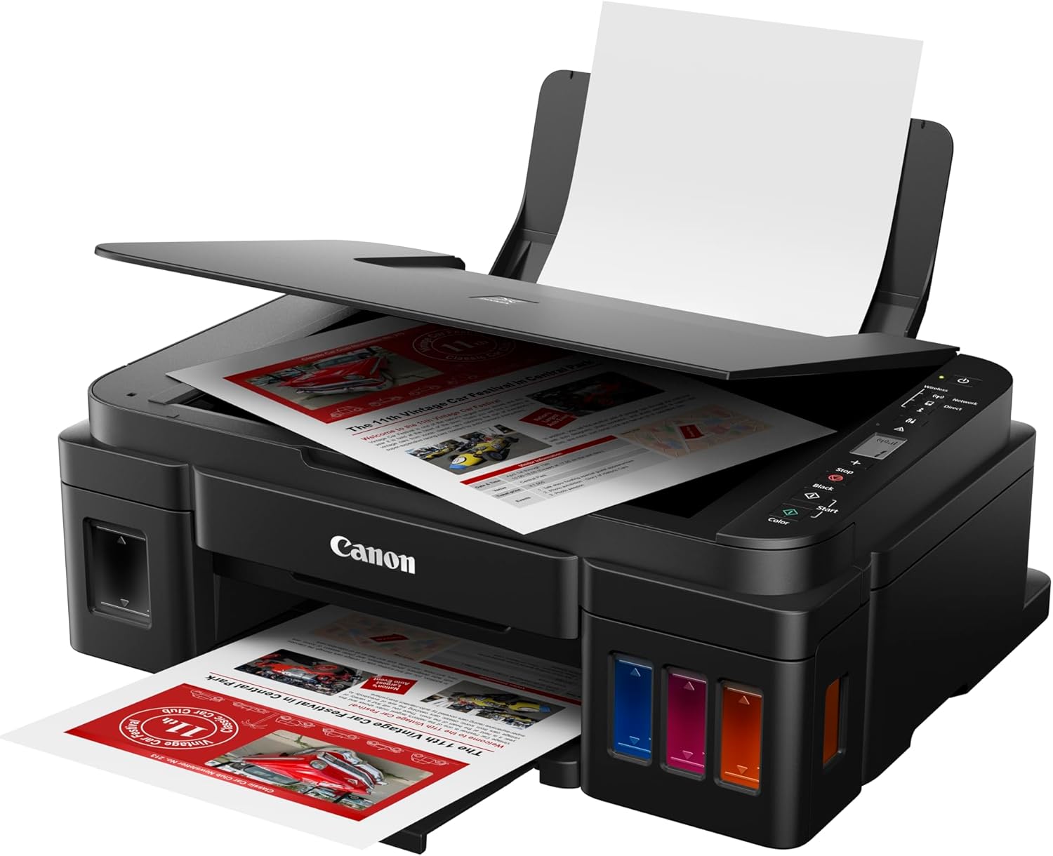 Canon Impresora de Inyección de Tinta Continua G1110, Mediano, Negro