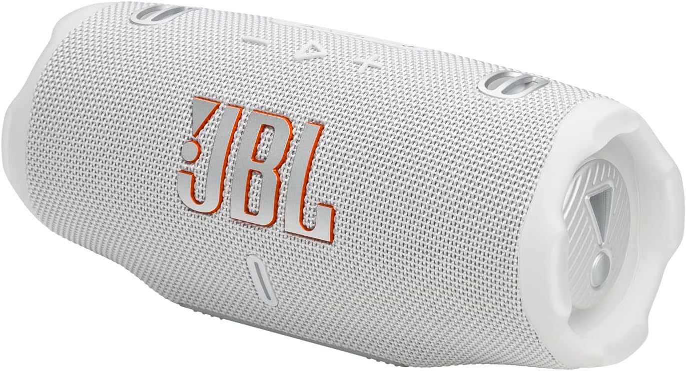 JBL Charge 6 Bocina Portátil Bluetooth, Batería Integrada, IP67 función de Carga USB - Blanco