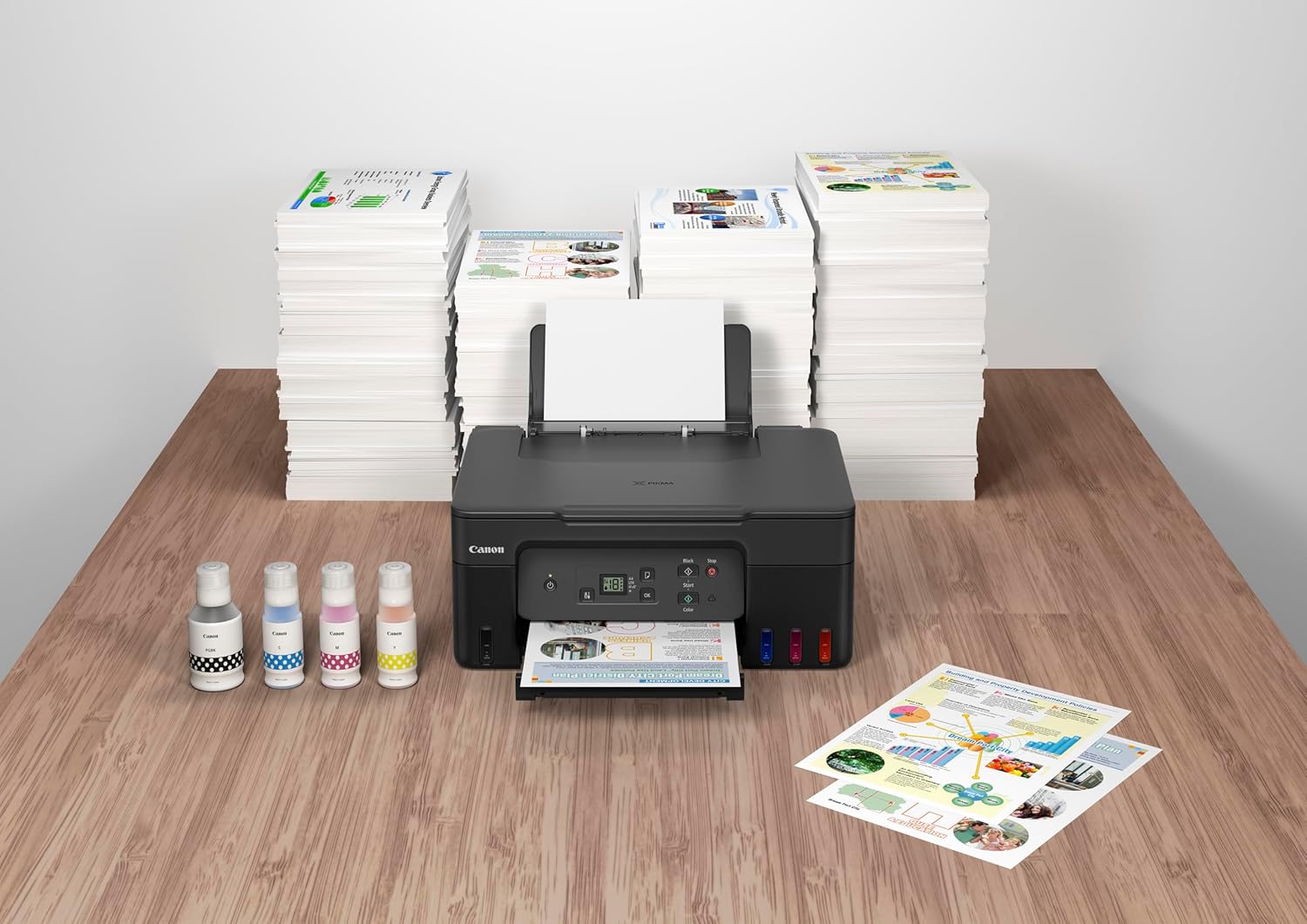 Canon Multifuncional de Inyección de Tinta Continua G3110