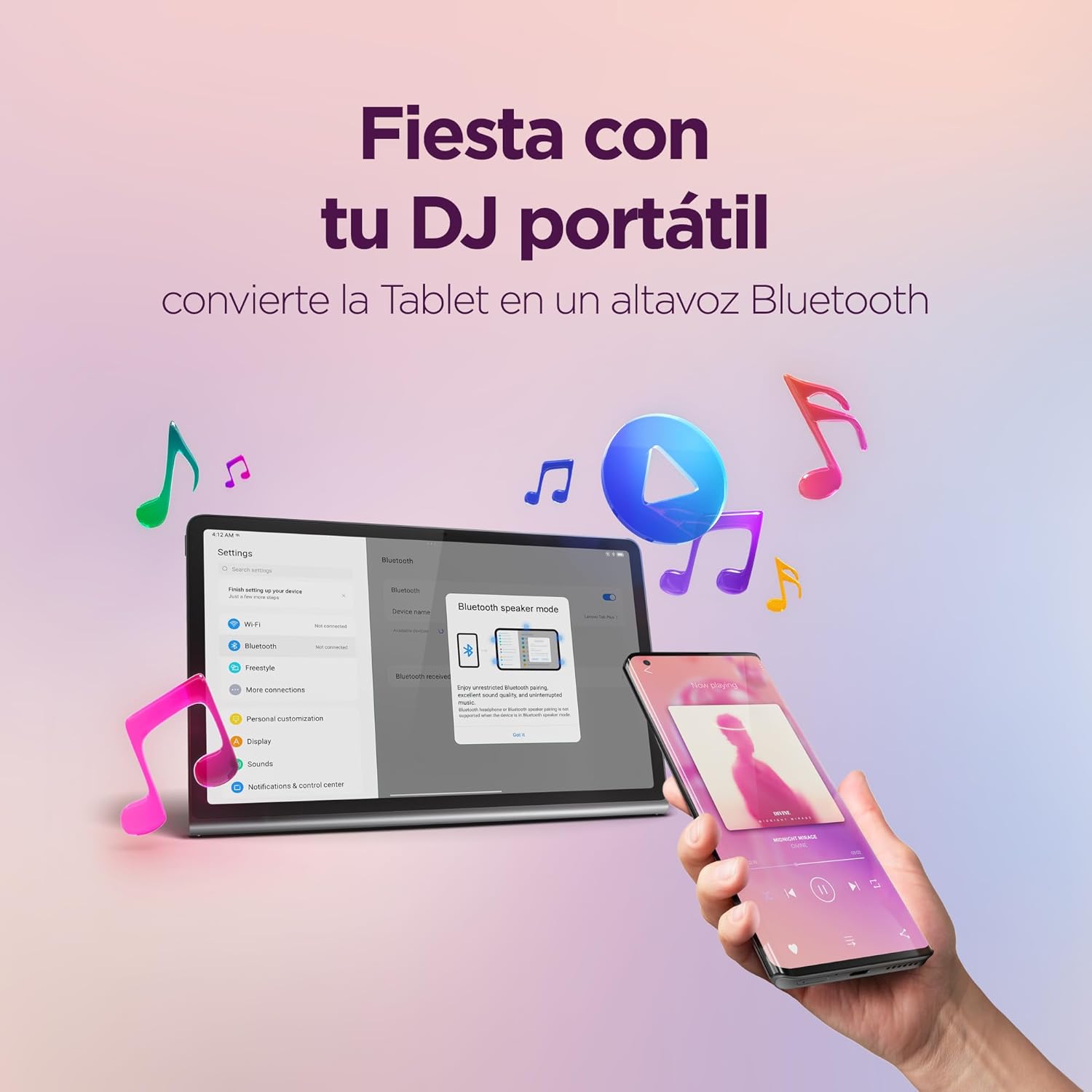 Lenovo Tab Plus | 11.5" 2K MediaTek Helio G99 8GB RAM 128GB SSD| Octa JBL Hi-Fi Altavoces Dolby Atmos, Cámara Frontal 8.0MP Trasera 8.0MP | Android 14, Incluye Funda Protectora