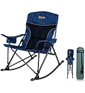 iClimb - Mecedora plegable acolchada para patio con bolsa de transporte