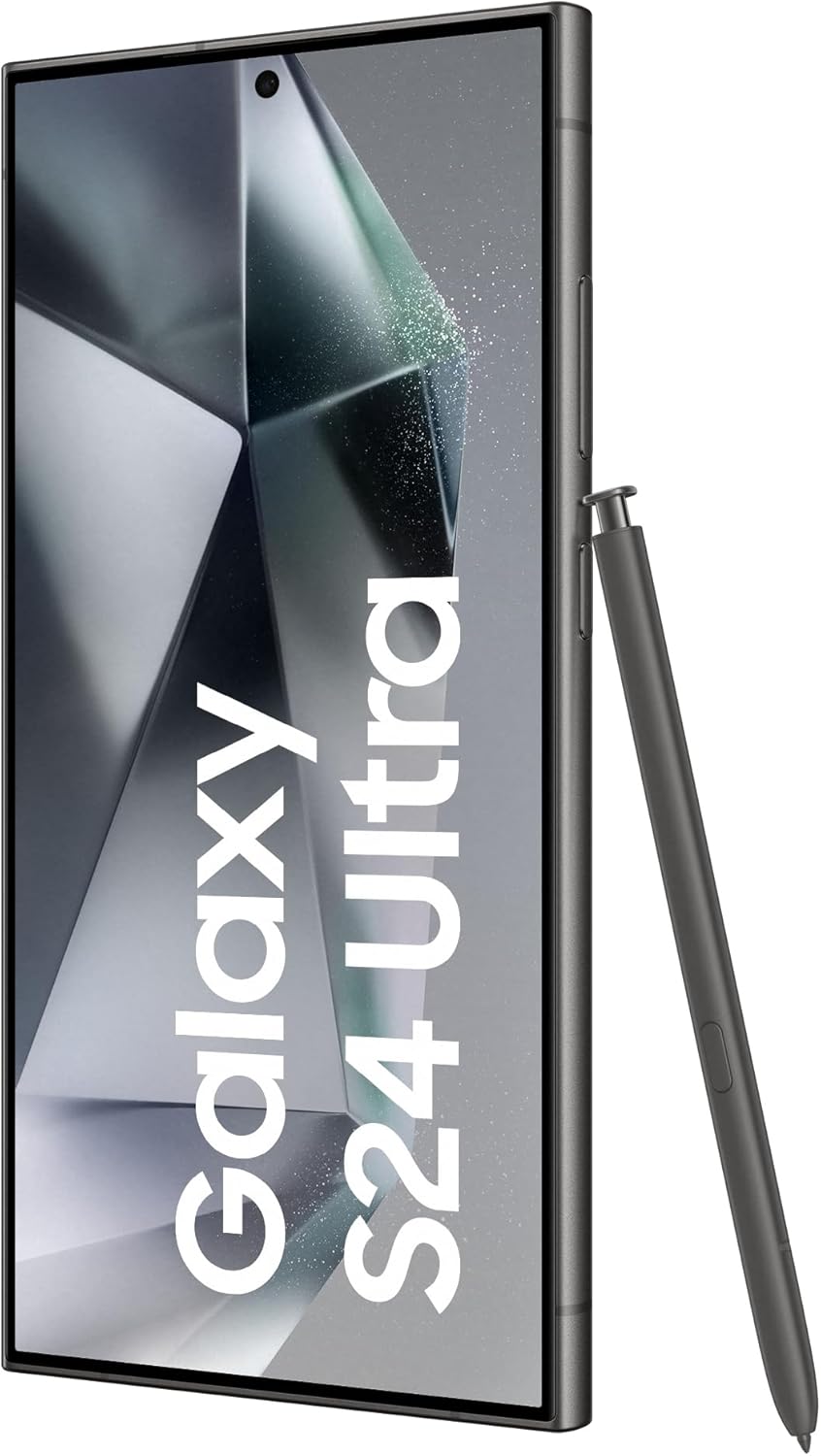 Samsung Galaxy S24 Ultra 5G (International Version) 512GB + 12GB RAM Unlocked Android 14 Smartphone (Titanium Grey)