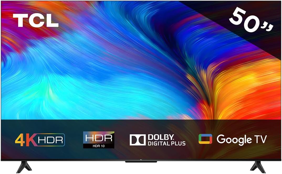 TCL Smart TV Pantalla 55" 55S451G Google TV 4K UHD Ultra HD | HDR 10 | 270 NITS 60 Hz | Dolby Audio Digital + | Compatible con Alexa