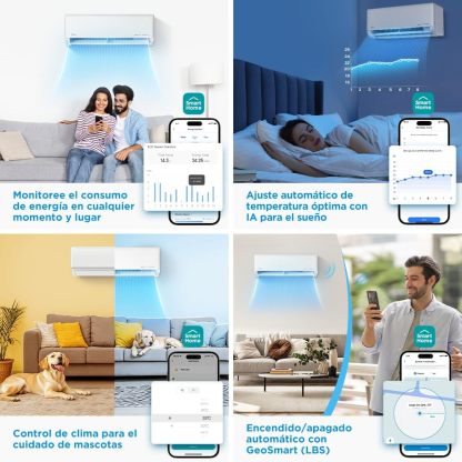 Midea Aire Acondicionado Minisplit Ecomaster Inverter SEER 18, 1 Ton, Sólo Frío, 220V; MAS12C2EZI
