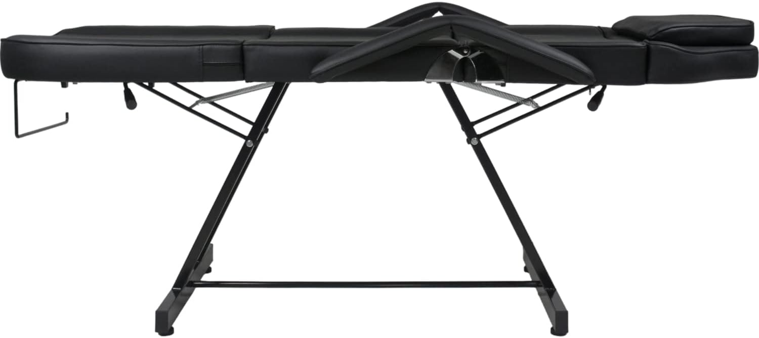 NANOFORT Silla Sillon Reclinable para Masaje Profesional Lashista Silla para Faciales Respaldo con 9 Tipos de Ajuste Soporta 200 Kg Incluye Banco Camilla para SPA Tattoo