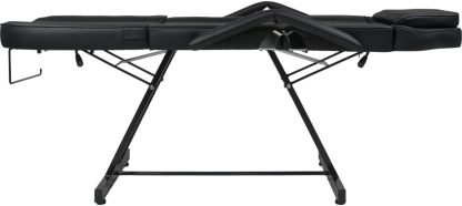 NANOFORT Silla Sillon Reclinable para Masaje Profesional Lashista Silla para Faciales Respaldo con 9 Tipos de Ajuste Soporta 200 Kg Incluye Banco Camilla para SPA Tattoo
