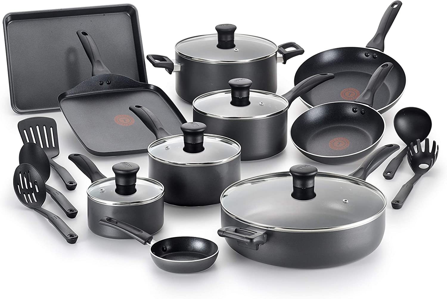 T-fal Everything in Kitchen - Juego de utensilios de cocina aptos para