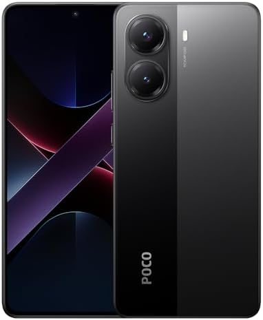 XIAOMI Tel&eacute;fono Celular Poco X7 Pro 5G NFC Pantalla AMOLED CrystalRes 1.5K 120Hz Buque Insignia Dimensity 8400-Ultra 90W HyperCharge (Negro, 8GB+256GB)
