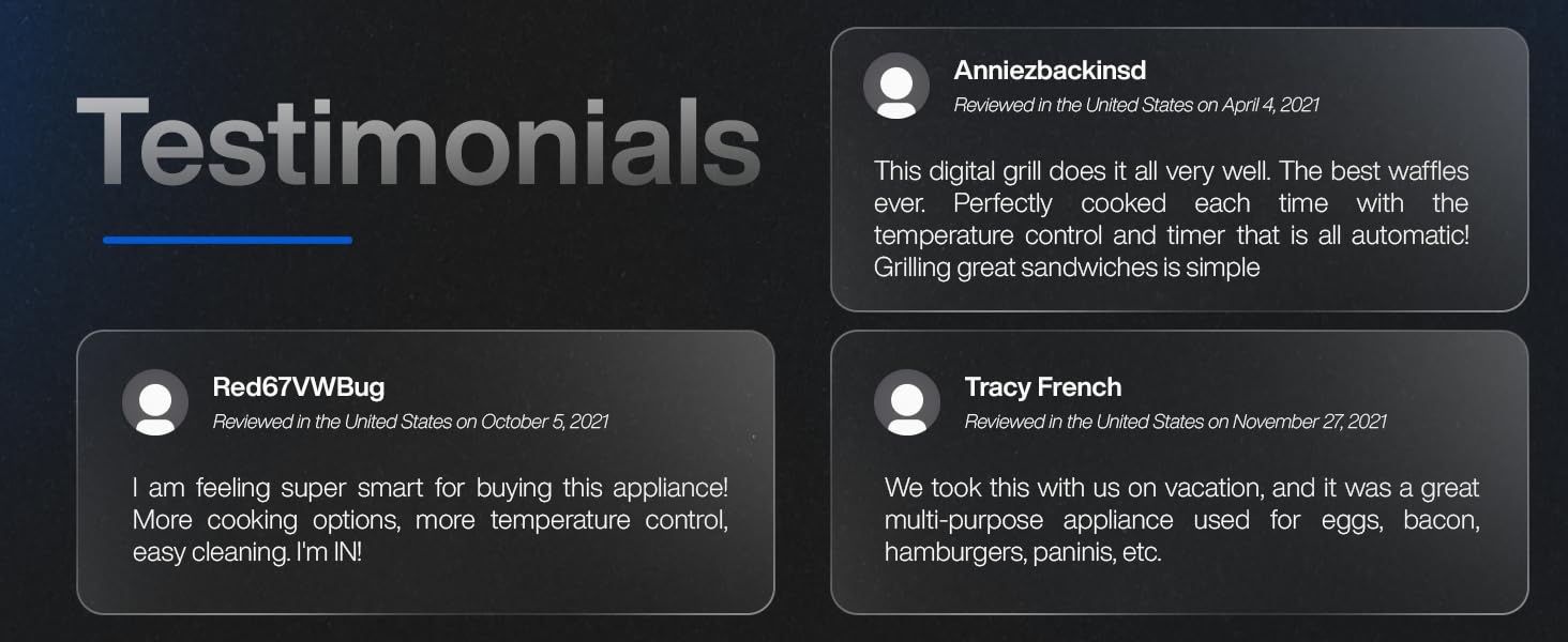 Griller y waffle maker 