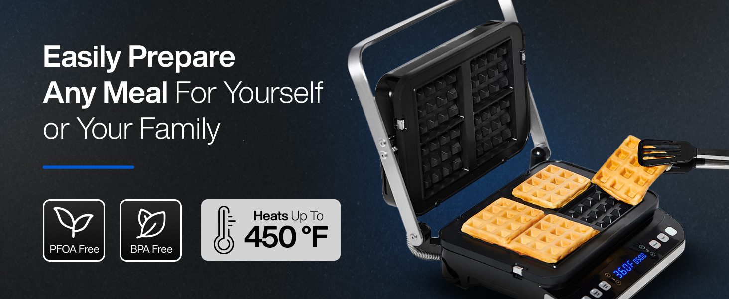 Griller y waffle maker 
